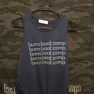 Burn Boot Camp Women's Blue Muscle Tee